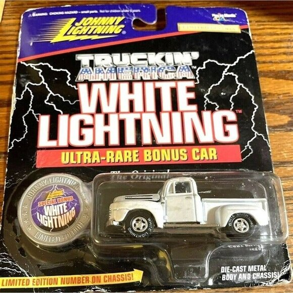 DIE CAST Johnny Lightning Truckin America 1950 Ford F-1 Gray Pickup 1:64 421-04 - Picture 1 of 4